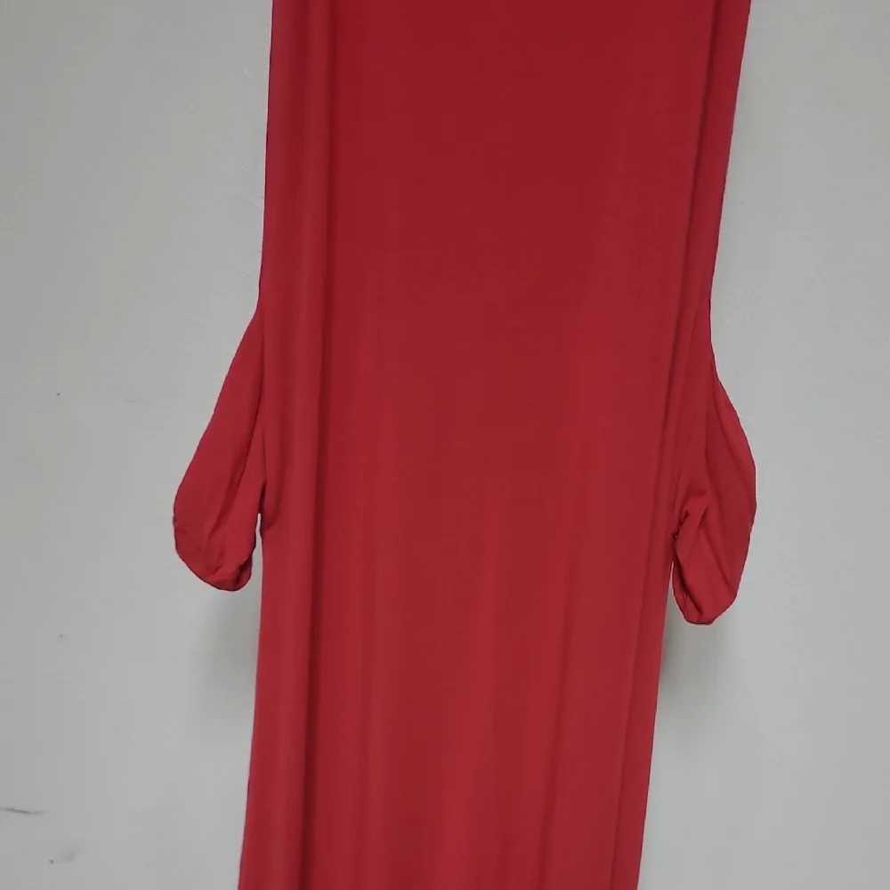 SkiVYs FeMME Goddess Gown Chic Red Maxi Dress - Picture 5 of 5